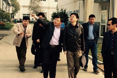 2015年3月22日，，，国家发改委一行来公司现场稽察中水回用项目