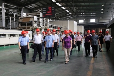 2018年9月12日，，，天下政协常委、、提案委员会副主任郭庚茂、、支树平率领调研组莅临公司开展调研