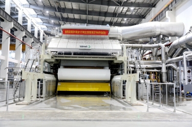 喜报 | 5163银河手机版纸业年产12万吨自然抗菌高品质生涯用纸TM6乐成出纸