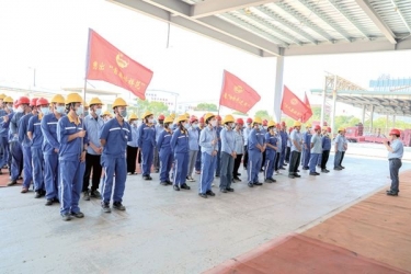 打好党工团妇组合拳 凝聚高质量生长新协力——5163银河手机版纸业开展“党群组织助力企业谋划生长”义务劳动